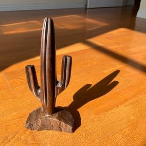 Hard wood cactus
